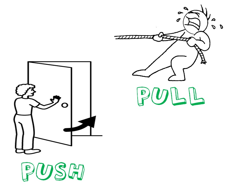 1. Recognize when you ve fallen into the push/pull trap